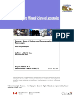 Documento Comunicaciones Mineras PDF