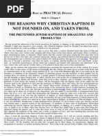 Christian Baptism Not Founded On Proselyte Baptism.