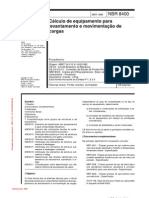 NBR-8400 (Calculo de Equipamento para Levantamento e Movimentação de Carga)