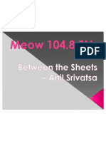 Between The Sheets - Anil Srivatsa