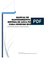 Manual de Mantenimiento de Agua Potable