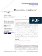 A New Physical Interpretation of Archimedes Princ-1