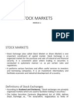 Stock Markets