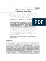 Geotechnical and Structural Aspect of 2015 Gorkha Nepal Earthquake and Lesson Learnt