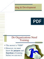 Training and Development