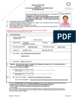 Application For Ies/Aces Civil & Structural RESIDENT ENGINEER (RE) Accreditation