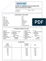 Calculation Procedure For Variable Area Flowmeters According To Vdi/Vde 3513 Part 1