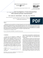 An Experimental Investigation of Microchannel Flow With Internal Pressure Measurements 2005 International Journal of Heat and Mass Transfer