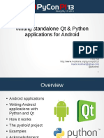 Python and QT For Android