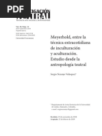 Meyerhold, Entre La Técnica Extracotidiana de Inculturación y Aculturación. Estudio Desde La Antropologia Teatral