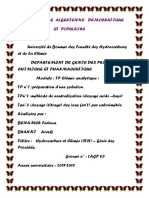 TP Chimie Analytique