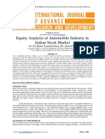 Equity Analysis of Automobile Sector