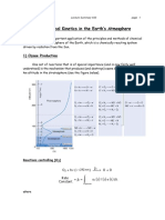 Kinetics of Atmosphere