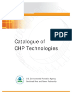 Catalogue of CHP Technologies: U.S. Environmental Protection Agency Combined Heat and Power Partnership