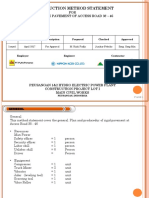 Method Statement For Rigid Pavement of Access Road 38 - 46