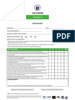 COT Teacher I-III RPMS PDF