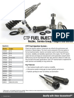 CTP Fuel Injection System: Nozzles, Service Group, Plungers and Barrels