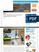 RS485 ModBus Serial Communication Using Arduino Uno As Slave