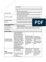 Name of Teacher Candidate Lesson Overview