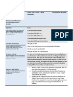 Unit: Chapter 7 CCSS or State Standards: Lesson Title: Lesson 1 (Final Grade/Period: 4 Grade