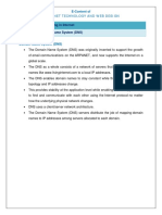 Chapter: 4.6 Addressing in Internet Topic: 4.6.1 Domain Name System (DNS)