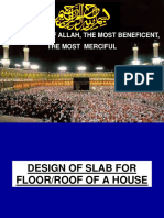 Design of Roof Slab