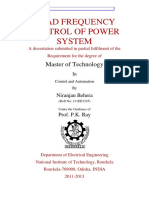 Load Frequency Control of Power System