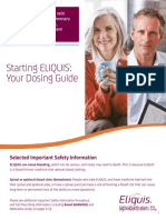 Starting ELIQUIS: Your Dosing Guide: Selected Important Safety Information