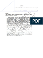 Autism: Directions: Read The Three Sources About AUTISM. Then Synthesize The Information To Write A Paragraph