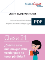 Clase 21 Mujer Emprendedora Programa Mas Capaz