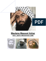 Dossier Indicating Azhar's Terror Acts To Pakistan & World Bodies