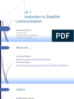 Lecture 1-Introduction To Satellite Communication