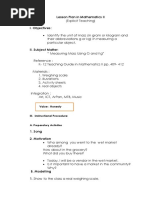 Lesson Plan in Mathematics II