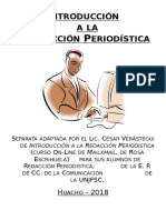 Curso de Introducción A La Redacción Periodística