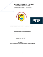 CS8261-C Programming Lab2 PDF