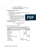 Particulars Debit Credit: © The Institute of Chartered Accountants of India