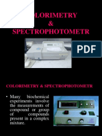 Colorimetry & Spectrophotometr