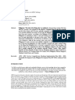 The Philippine Competitiveness in APEC Settings