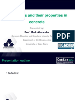 Aggregates and Their Properties in Concrete Presentation - Mark Alexander PDF