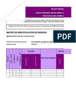 Formato Matriz de Riesgos