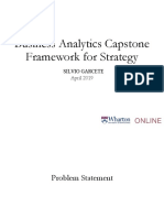 Business Analytics Capstone Framework For Strategy: Jeeyeon Choi April 2019