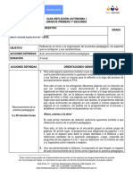 Guía Reflexión Autónoma I Grado 1 y 2 PDF