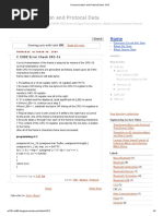 Communication and Protocal Data - CRC