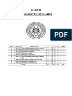 Btech Syllabus 4th Semester PDF