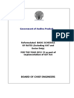 Reformulated SoR For The Year 2012-13