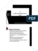 3 Collecting Information and Forecasting Demand: Chapter Questions