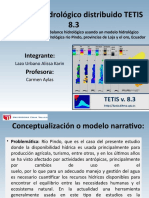 El Modelo Hidrológico Distribuido TETIS 8