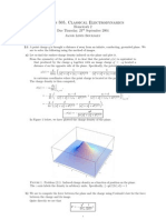 Physics 505, Classical Electrodynamics: Homework 2 Due Thursday, 23 September 2004