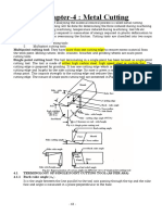 Chapter-4: Metal Cutting