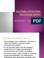 Factors Affecting Exchange Rates